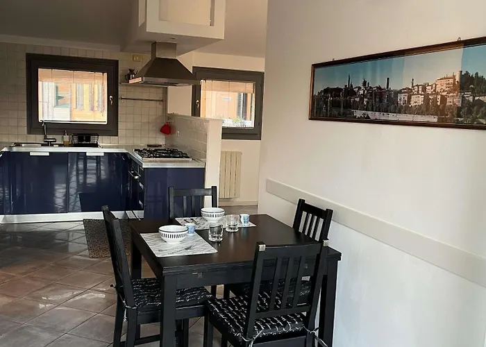 Blue Attic - Skyline Citta Alta - Terrazza Privata شقة