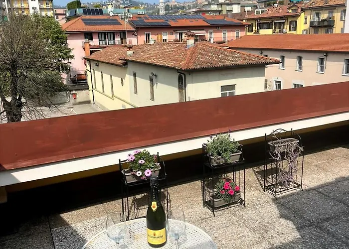 Blue Attic - Vista Citta Alta Apartament Bergamo