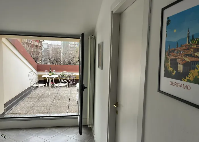 Blue Attic - Vista Citta Alta Apartament Bergamo